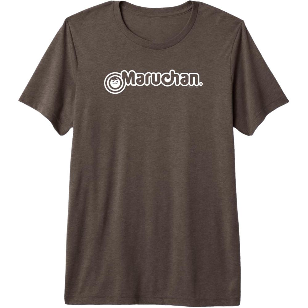 image:imageMaruchan Instant Lunch Official Classic Logo Premium Triblend TShirtBrown