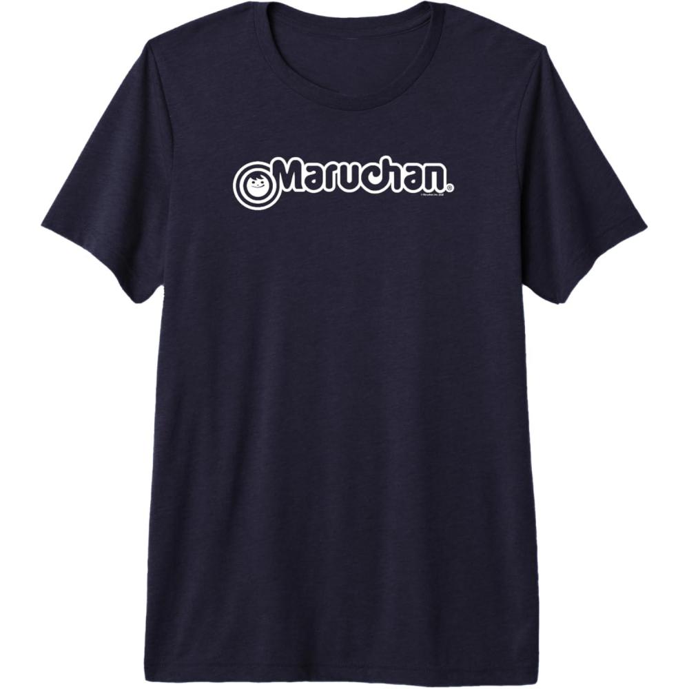image:imageMaruchan Instant Lunch Official Classic Logo Premium Triblend TShirtNavy Blue