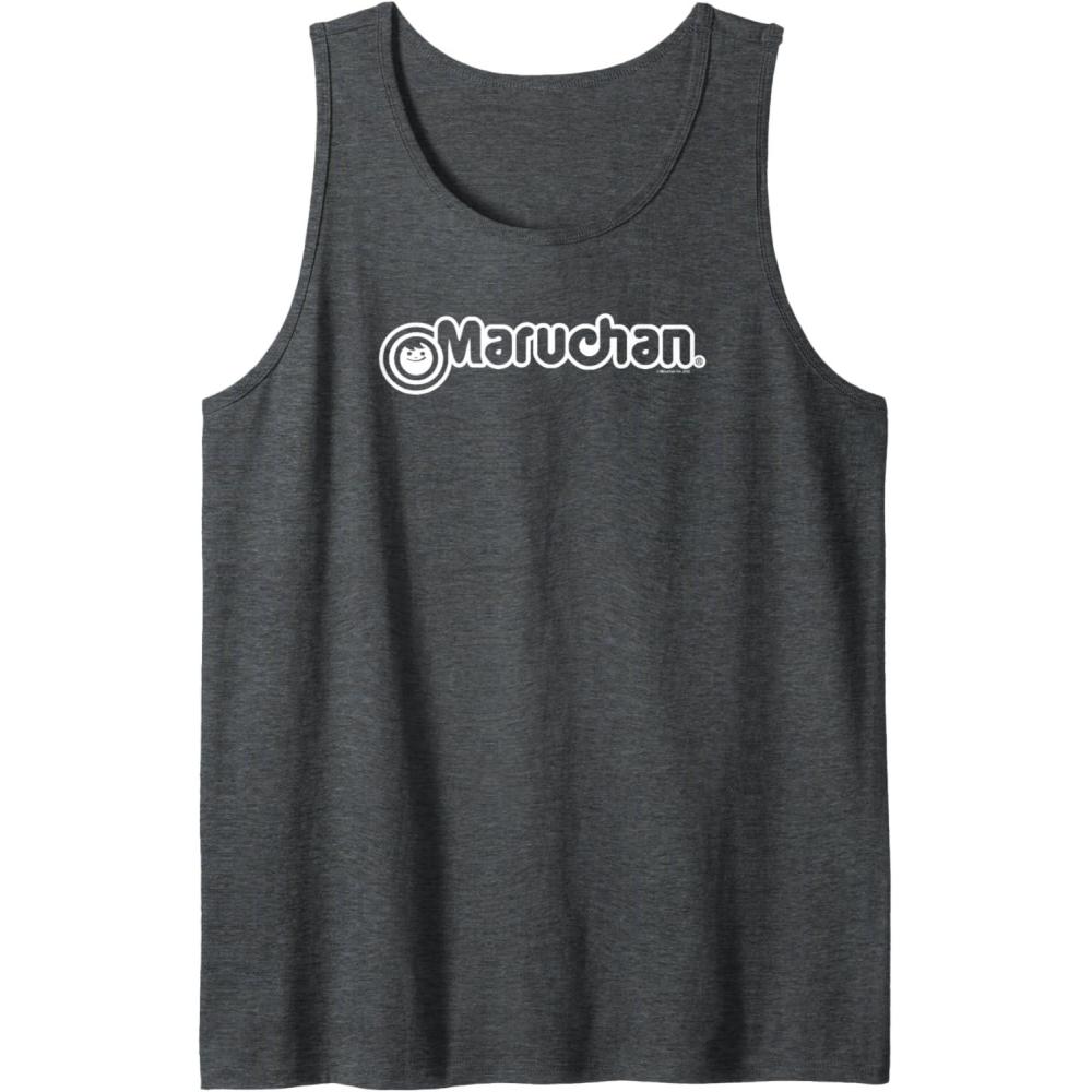 image:imageMaruchan Instant Lunch Official Classic Logo Tank TopDark Heather Grey