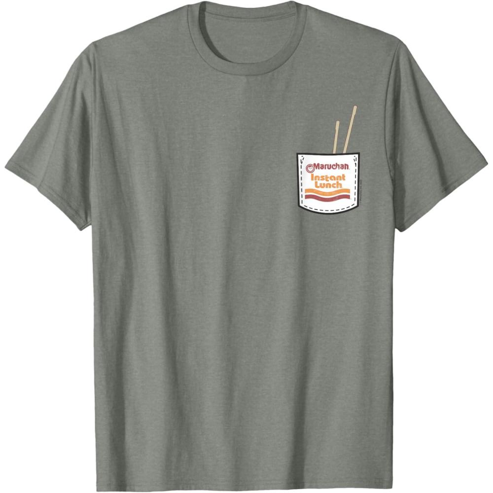 image:imageMaruchan Instant Lunch Pocket Chop Sticks TShirtOlive Heather