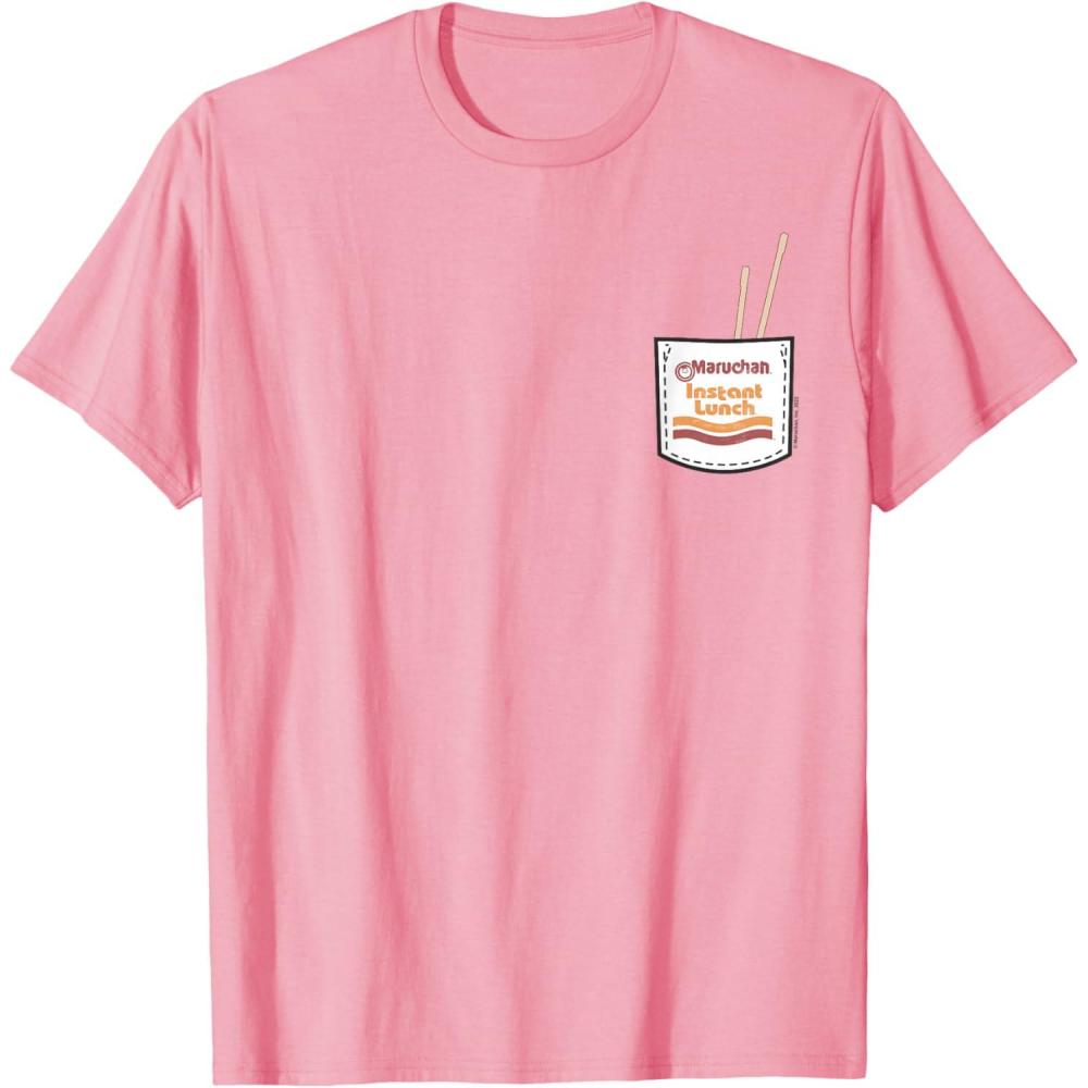 image:imageMaruchan Instant Lunch Pocket Chop Sticks TShirtPink