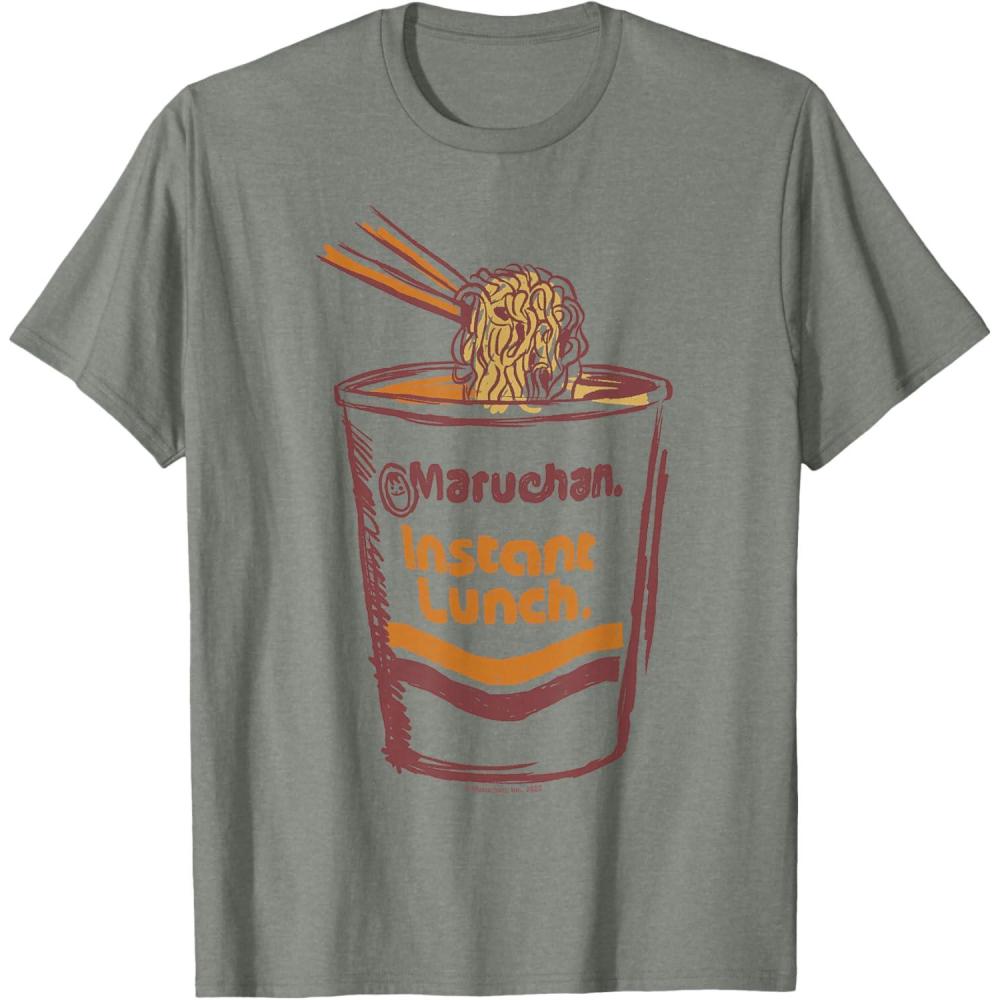 image:imageMaruchan Instant Lunch Ramen Cup Art Logo TShirtOlive Heather