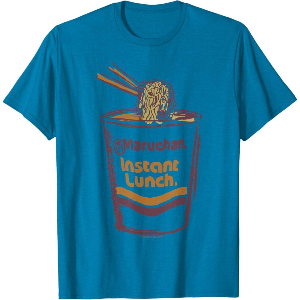 image:imageMaruchan Instant Lunch Ramen Cup Art Logo TShirtSapphire Blue
