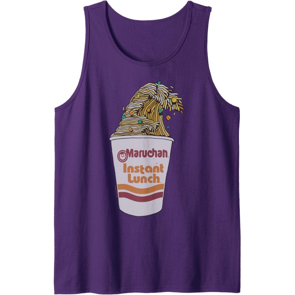 image:imageMaruchan Instant Lunch Ramen Cup Noodle Wave Logo Tank TopPurple