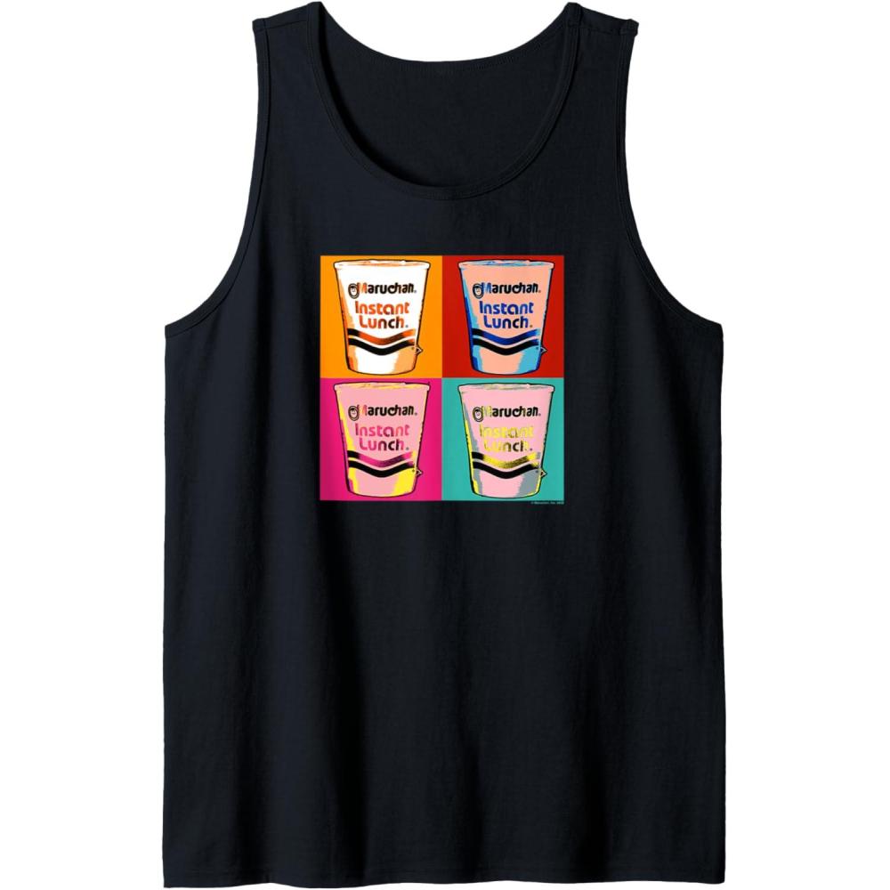 image:imageMaruchan Instant Lunch Ramen Cups Pop Art Painting Tank TopBlack