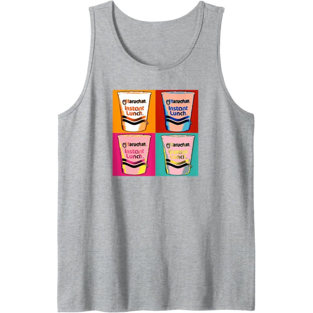 image:imageMaruchan Instant Lunch Ramen Cups Pop Art Painting Tank TopHeather Grey