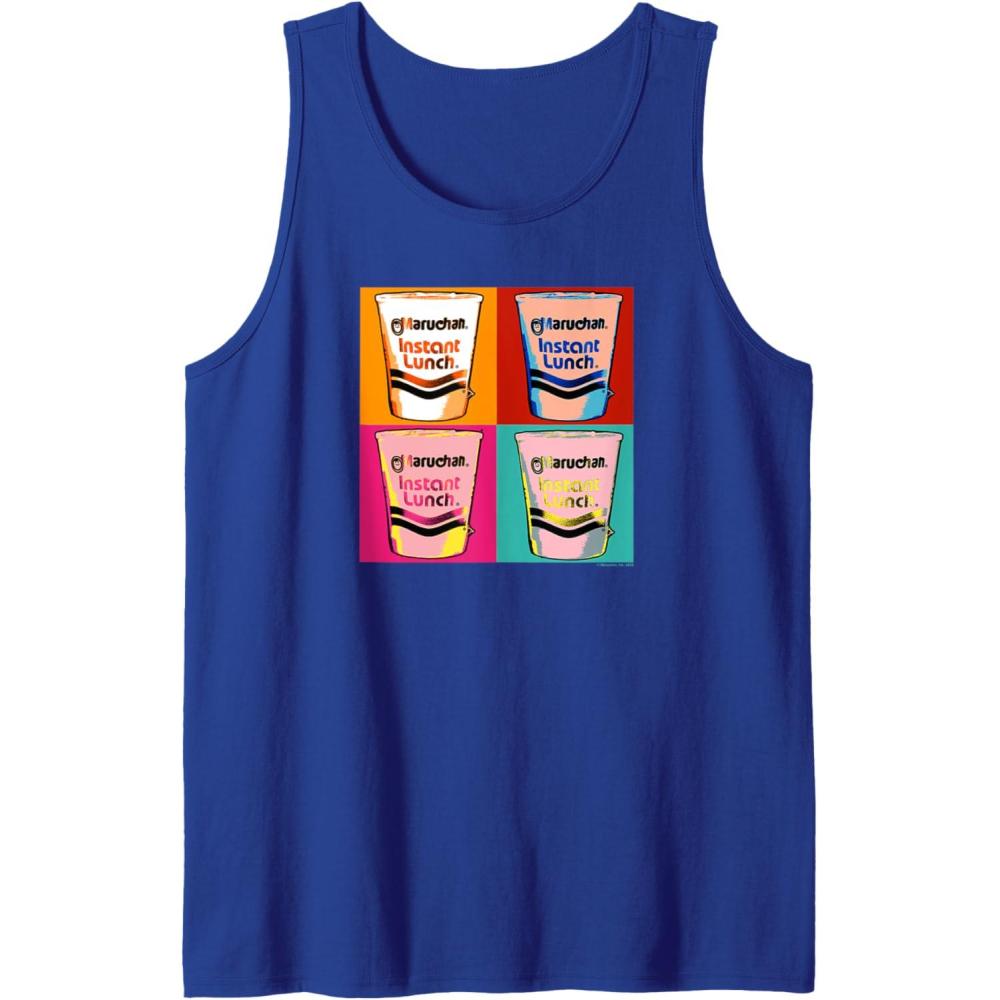 image:imageMaruchan Instant Lunch Ramen Cups Pop Art Painting Tank TopRoyal Blue
