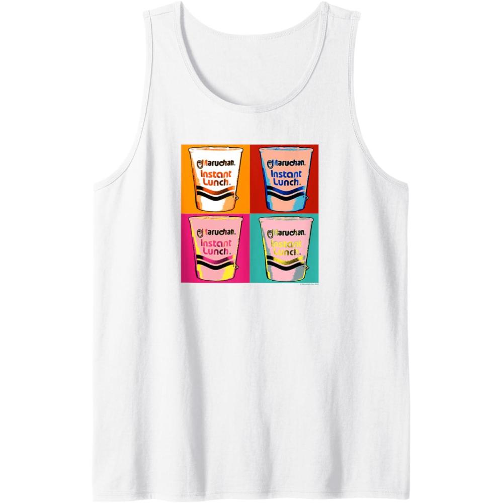image:imageMaruchan Instant Lunch Ramen Cups Pop Art Painting Tank TopWhite
