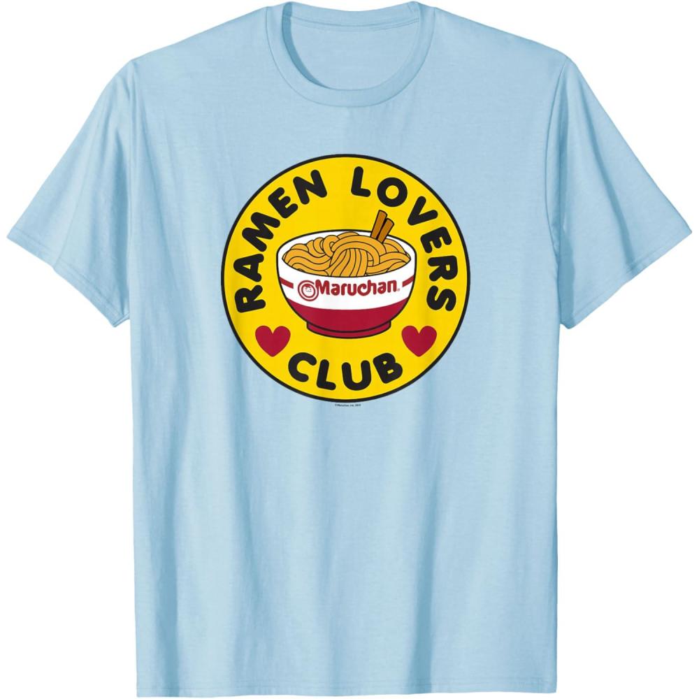 image:imageMaruchan Instant Lunch Ramen Lovers Club Bowl Logo TShirtBaby Blue