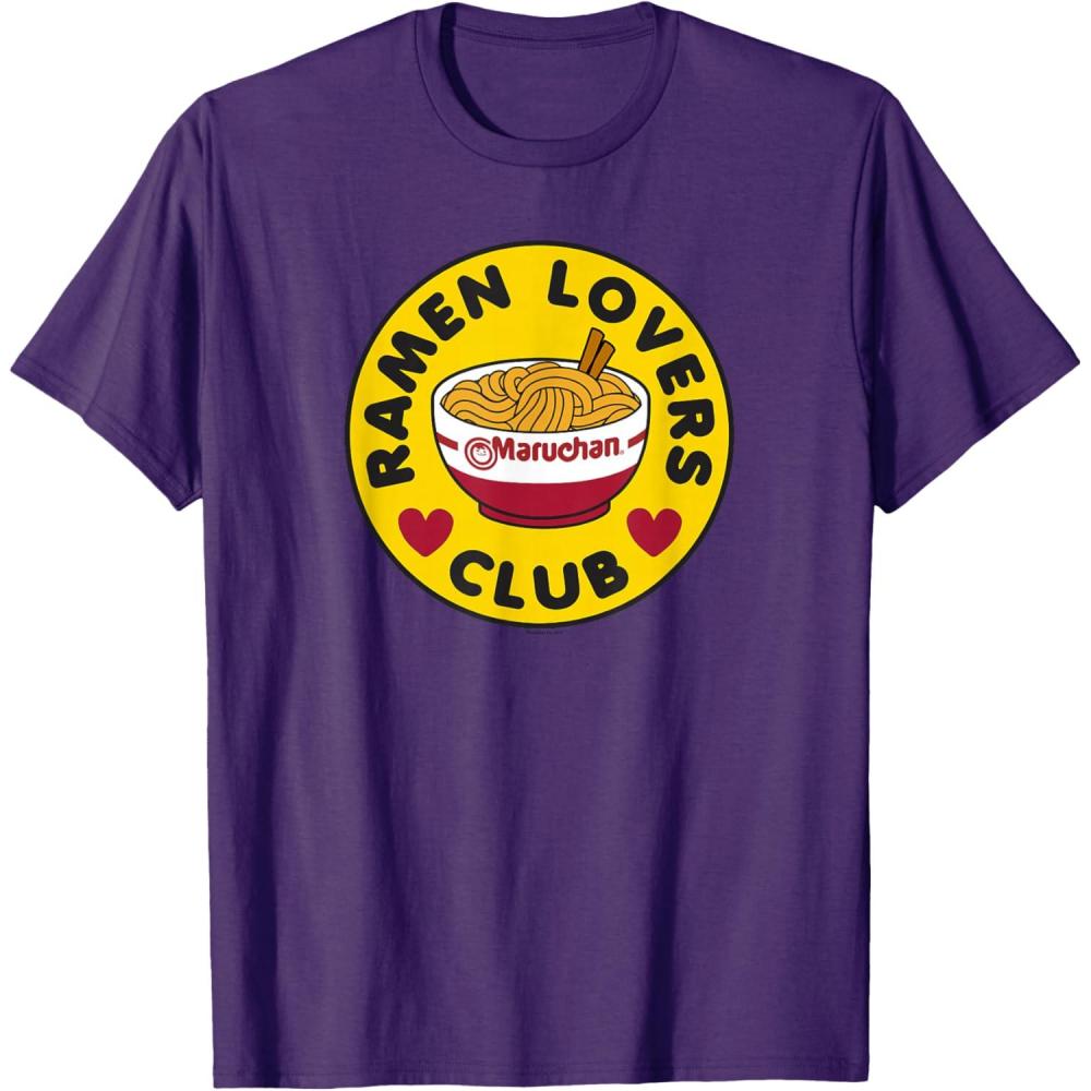 image:imageMaruchan Instant Lunch Ramen Lovers Club Bowl Logo TShirtPurple