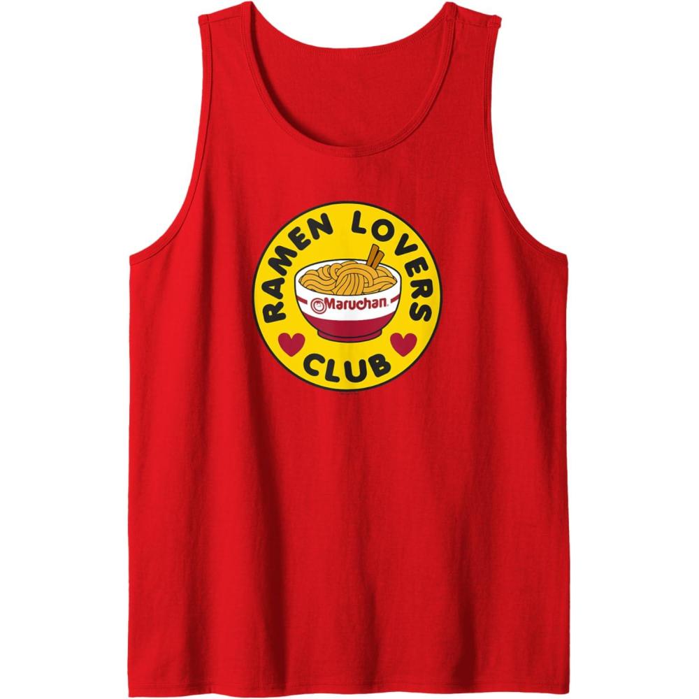 image:imageMaruchan Instant Lunch Ramen Lovers Club Bowl Logo Tank TopRed