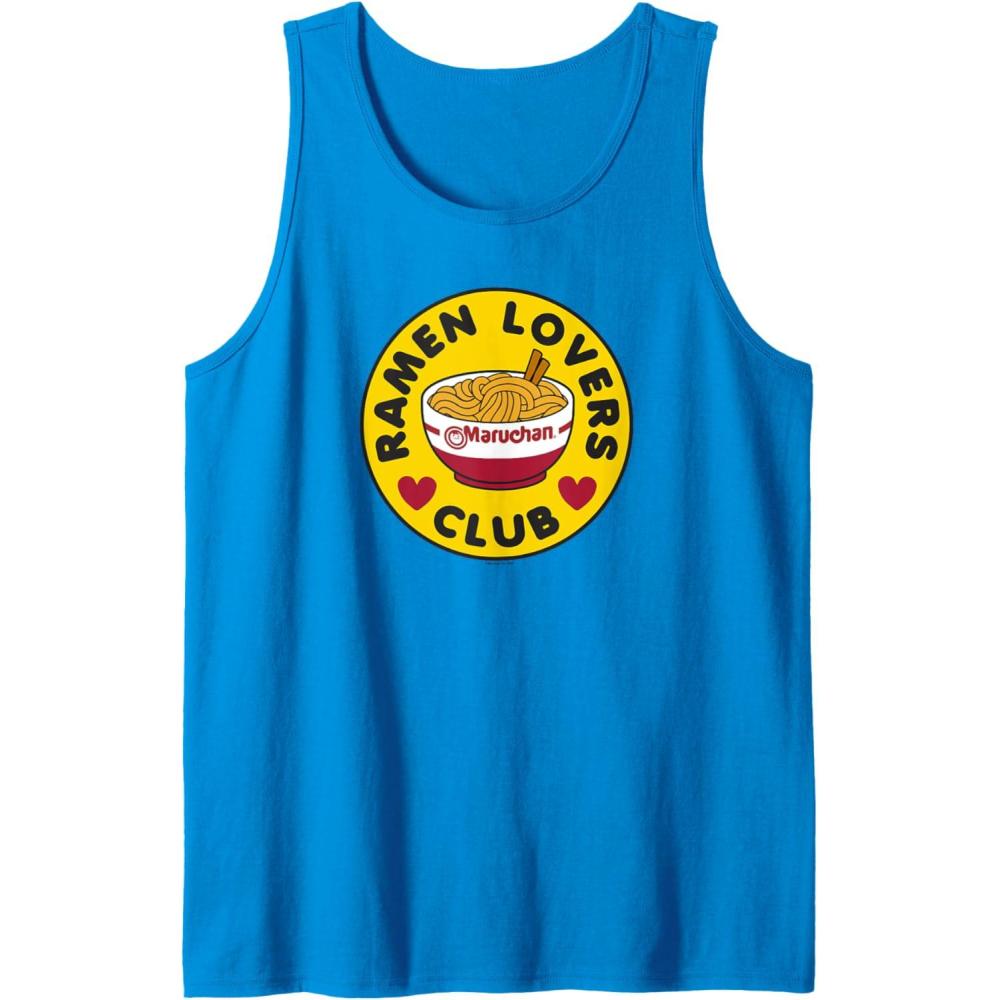 image:imageMaruchan Instant Lunch Ramen Lovers Club Bowl Logo Tank TopSapphire Blue