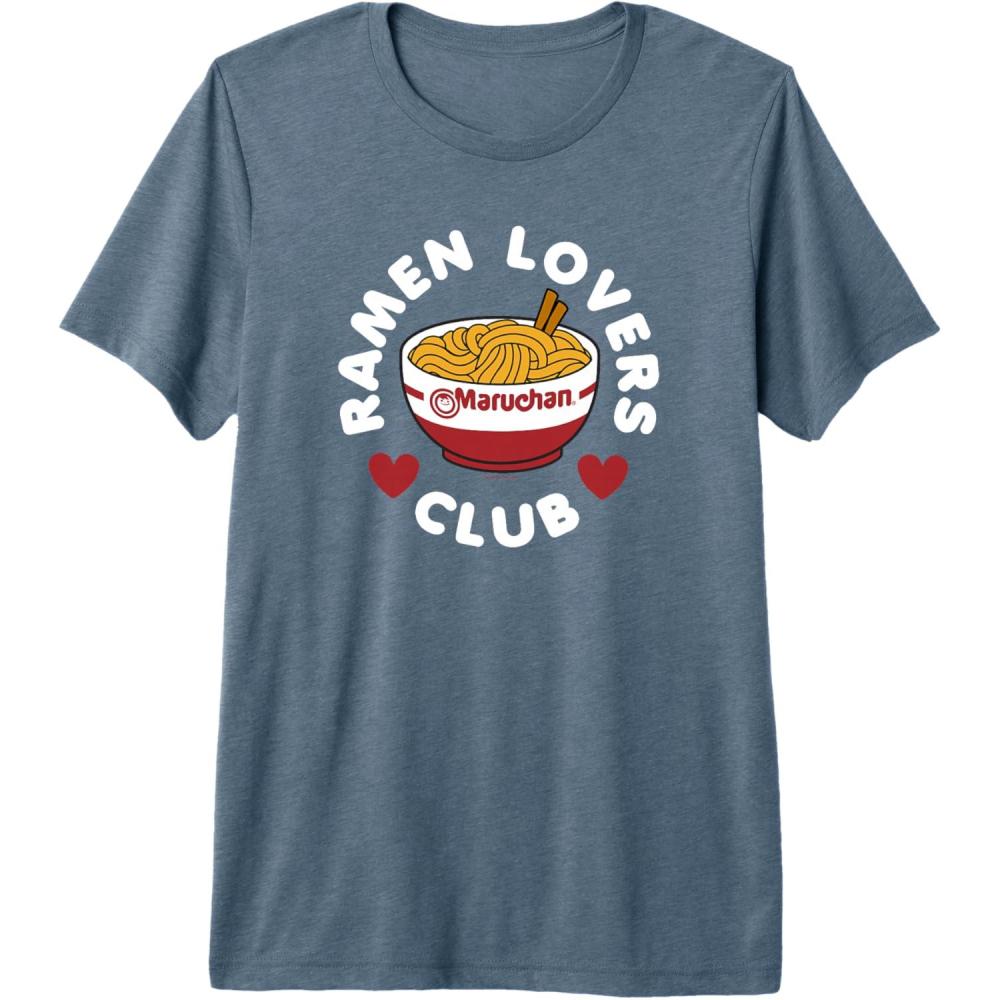 image:imageMaruchan Instant Lunch Ramen Lovers Club Cute Logo Premium Triblend TShirtSlate Grey