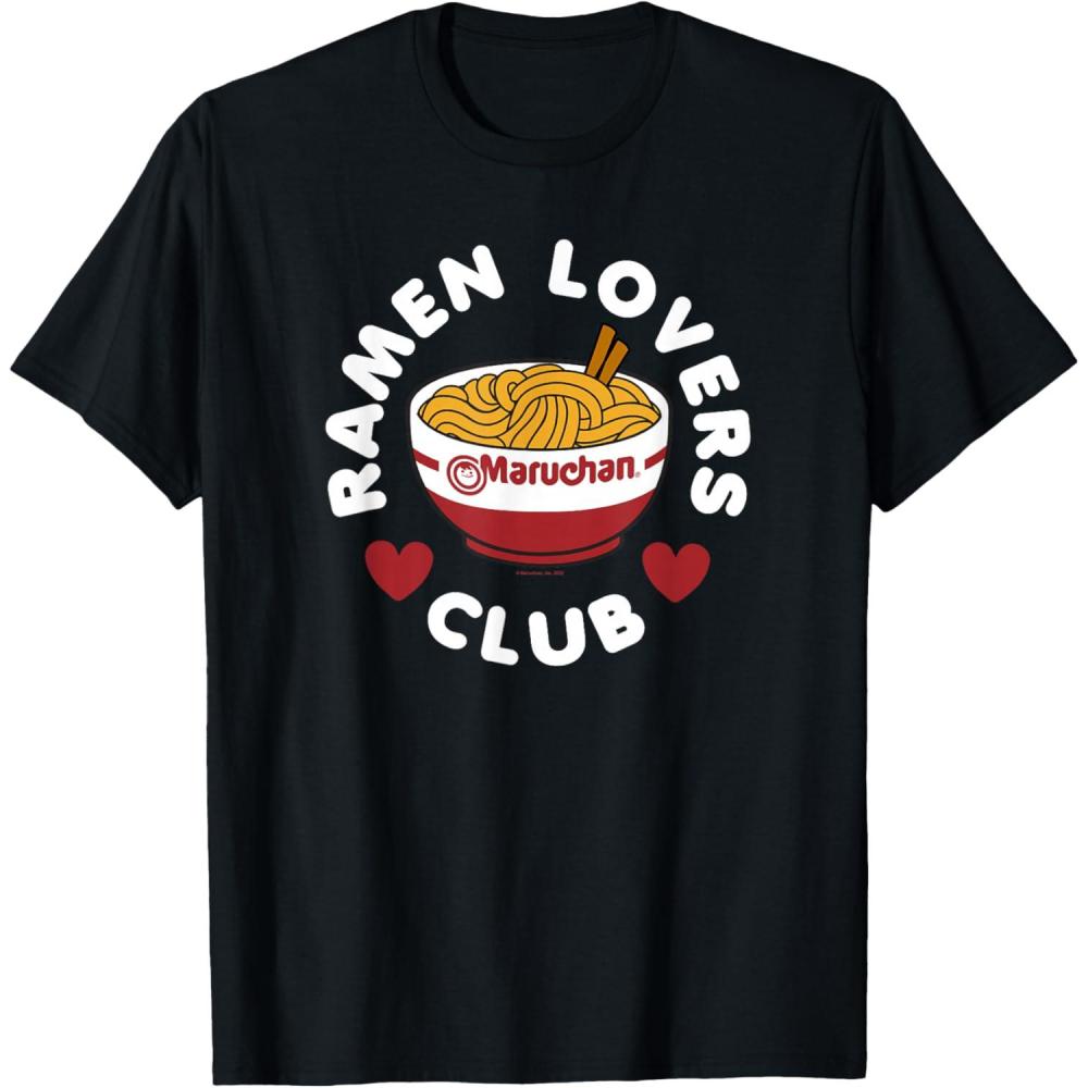 image:imageMaruchan Instant Lunch Ramen Lovers Club Cute Logo TShirtBlack