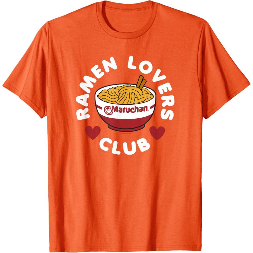 image:imageMaruchan Instant Lunch Ramen Lovers Club Cute Logo TShirtOrange