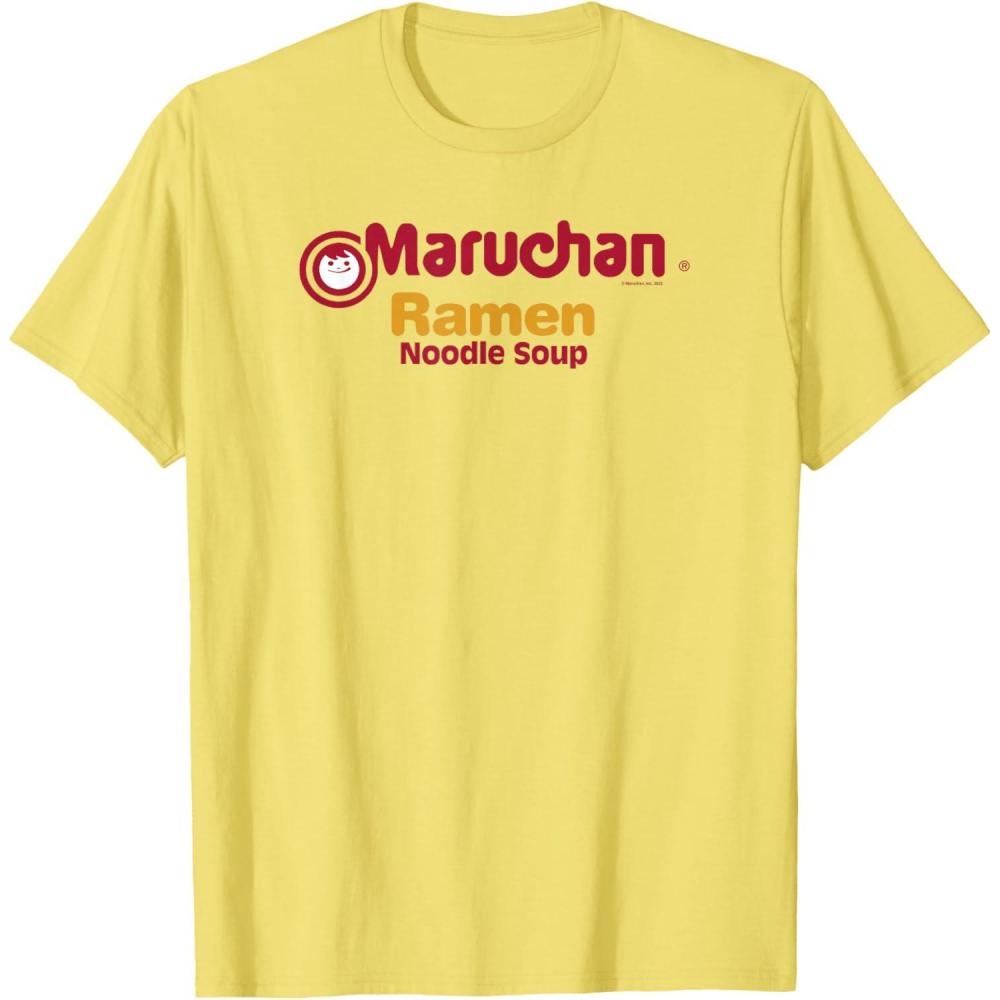 image:imageMaruchan Instant Lunch Ramen Noodle Soup Logo TShirtLemon Yellow