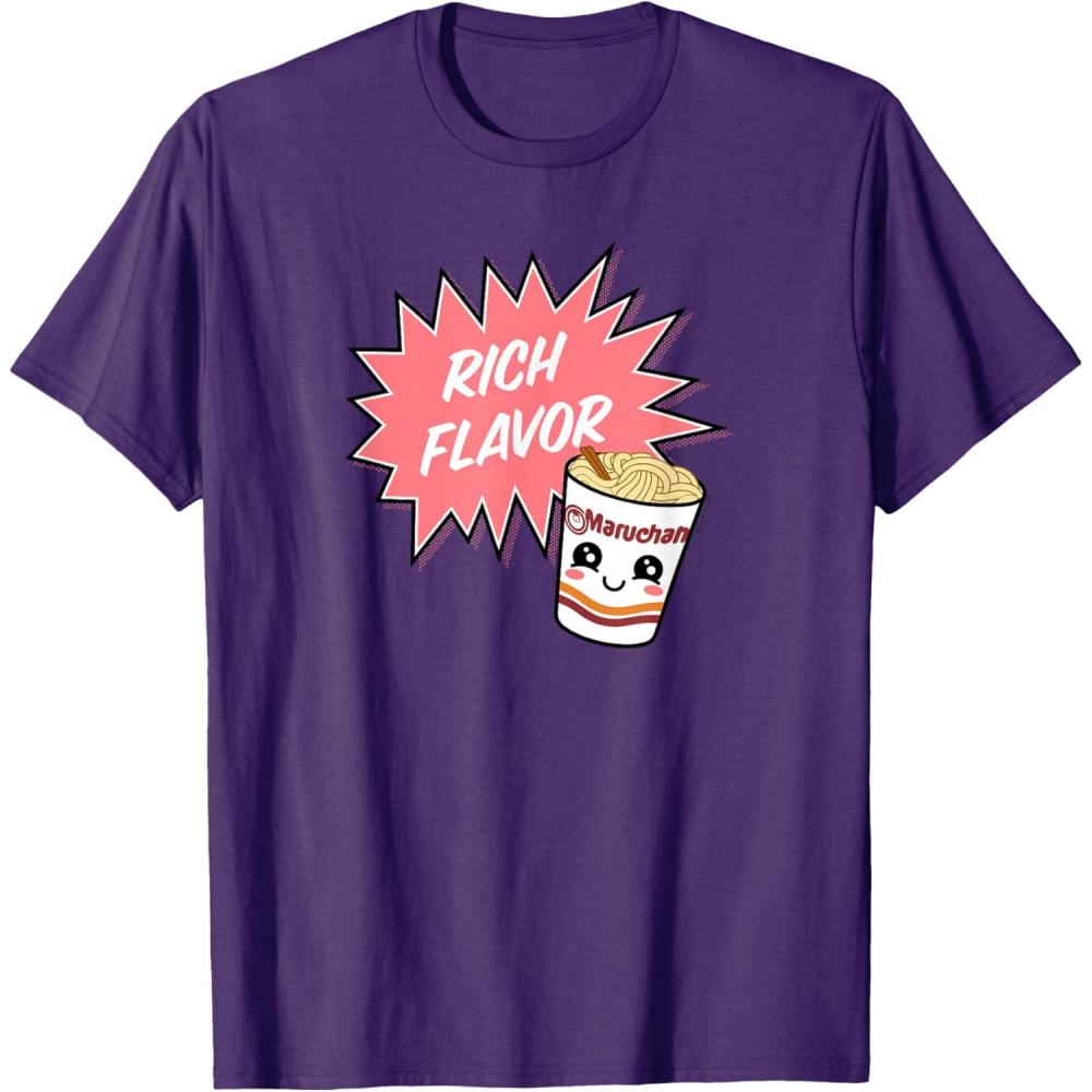 image:imageMaruchan Instant Lunch Rich Flavor Cute Noodle Cup Logo TShirtPurple