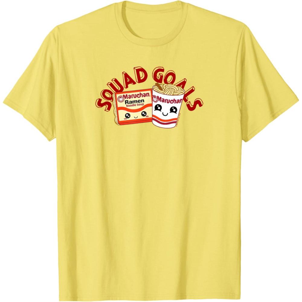 image:imageMaruchan Instant Lunch Squad Goals Noodle Friendship Kawaii TShirtLemon Yellow