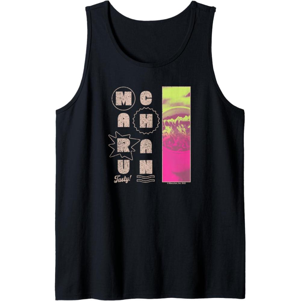 image:imageMaruchan Instant Lunch Tasty Neon Picture Retro Poster Tank TopBlack