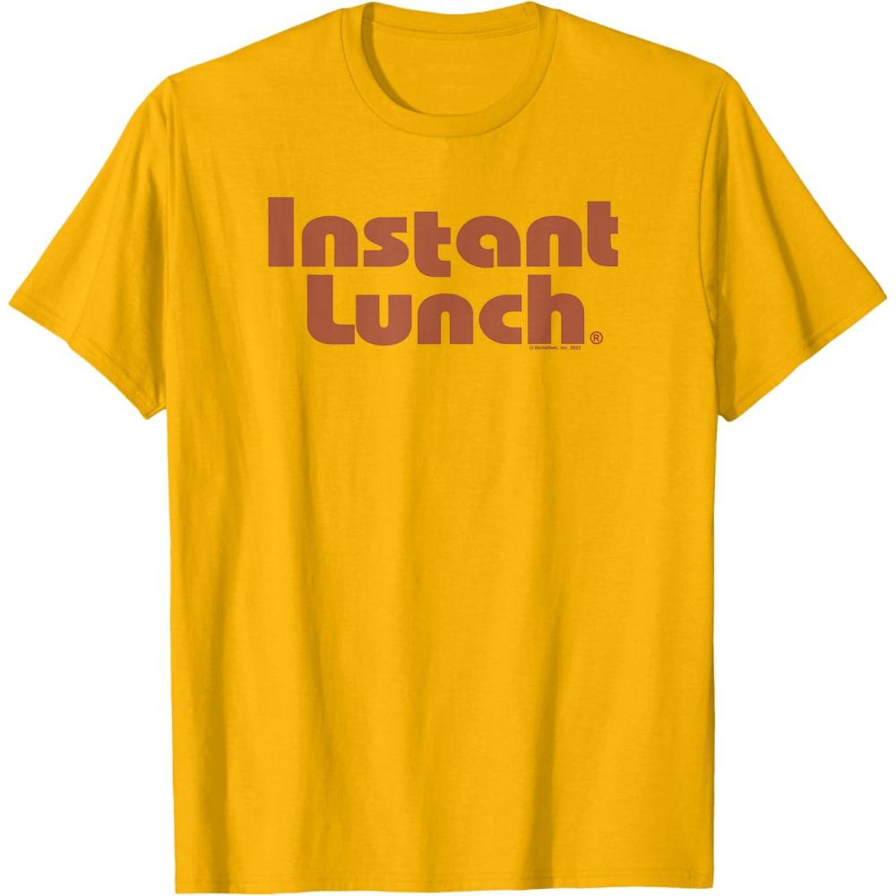 image:imageMaruchan Instant Lunch Text Logo TShirtGolden Yellow