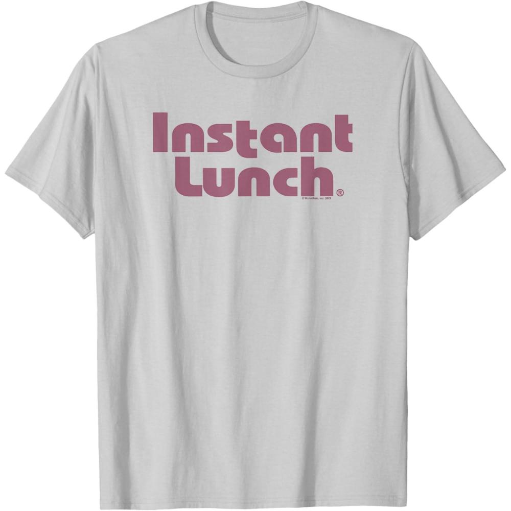 image:imageMaruchan Instant Lunch Text Logo TShirtSilver Grey