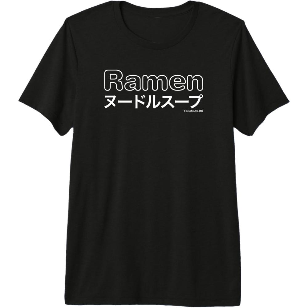 image:imageMaruchan Japanese Ramen Katakana Logo Premium TriBlend TShirtBlack