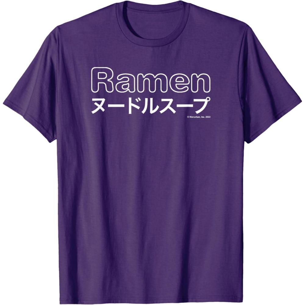 image:imageMaruchan Japanese Ramen Katakana Logo TShirtPurple