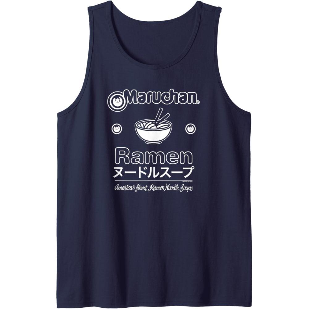 image:imageMaruchan Katakana Americans Finest Ramen Noodle Soup Tank TopNavy Blue