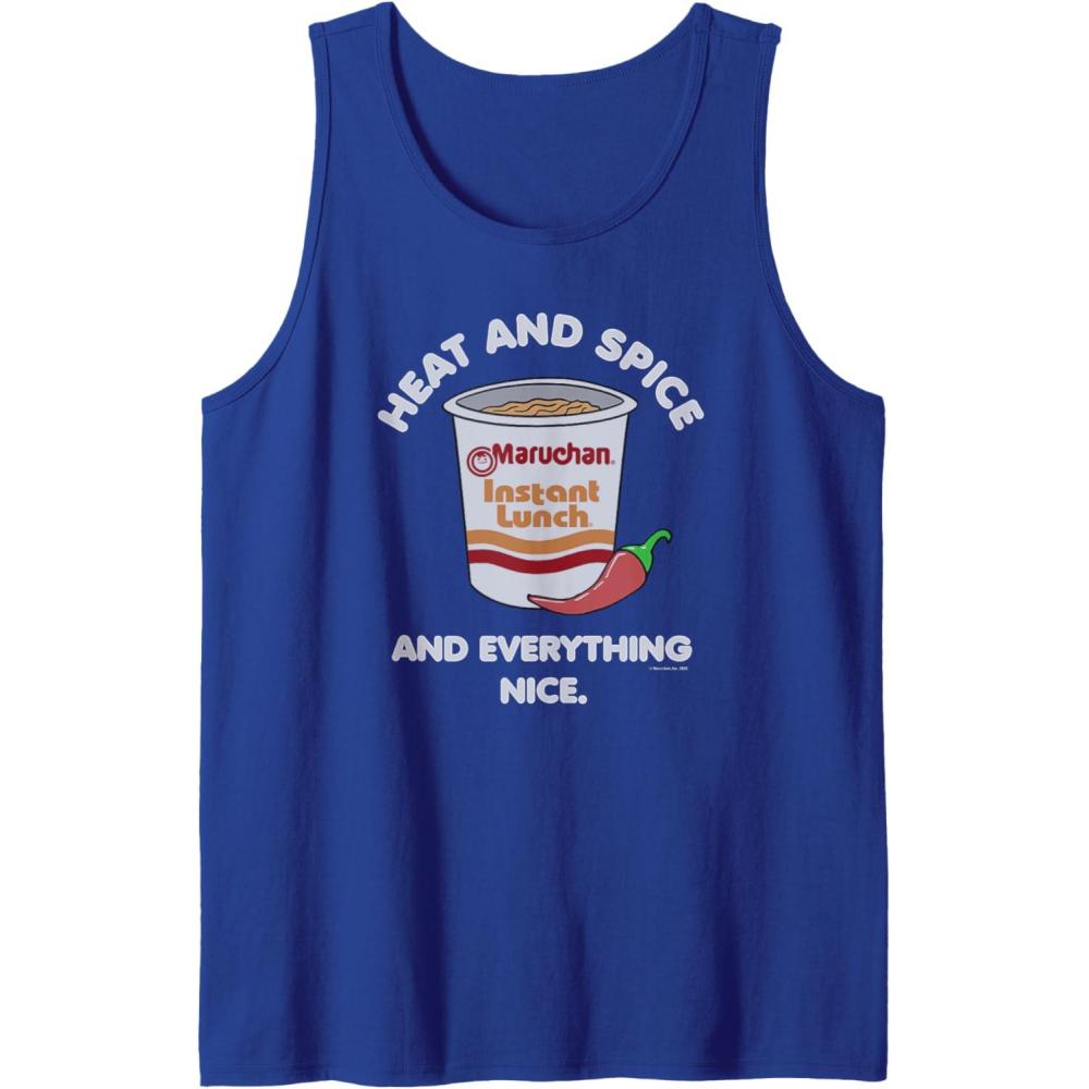 image:imageMaruchan Ramen Cup Heat And Spice Food Quote Tank TopRoyal Blue