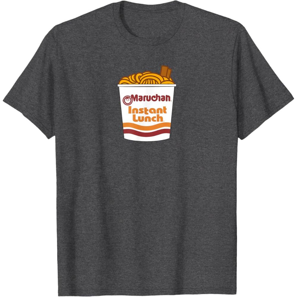 image:imageMaruchan Ramen Noodle Cup with Chop Sticks TShirtDark Heather Grey