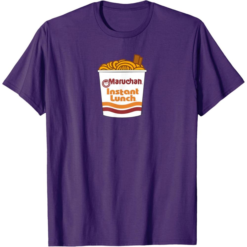 image:imageMaruchan Ramen Noodle Cup with Chop Sticks TShirtPurple