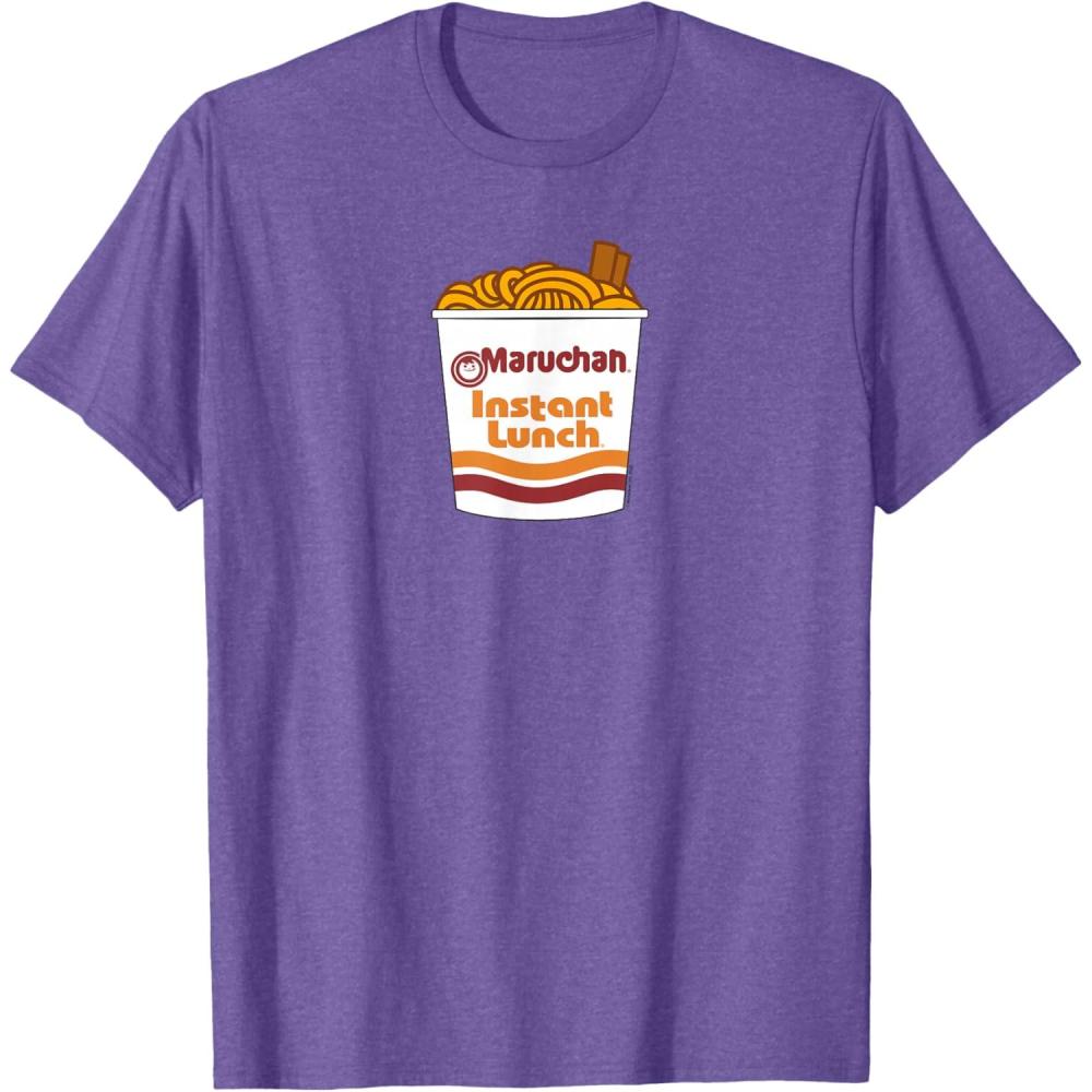 image:imageMaruchan Ramen Noodle Cup with Chop Sticks TShirtPurple Heather