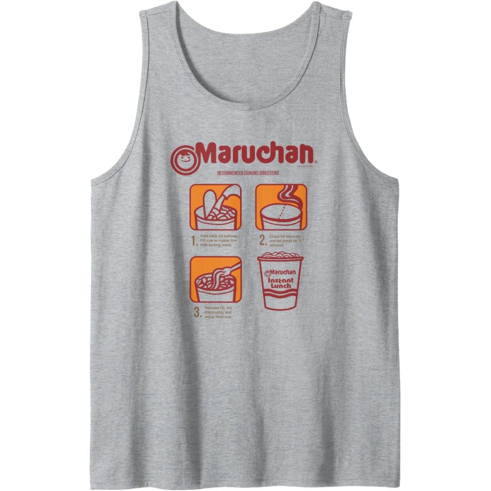 image:imageMaruchan Recommended Cooking Directions Poster Tank TopHeather Grey