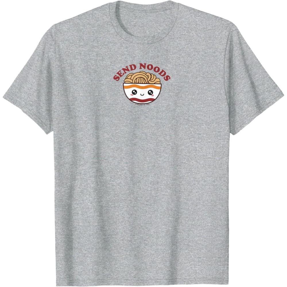 image:imageMaruchan Send Noods Ramen Bowl Face TShirtHeather Grey
