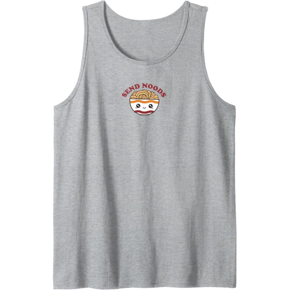 image:imageMaruchan Send Noods Ramen Bowl Face Tank TopHeather Grey