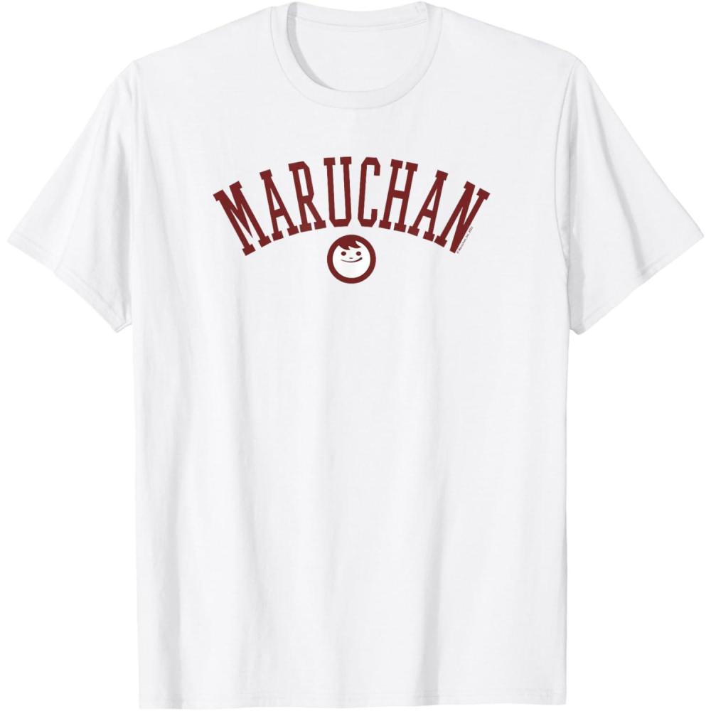 image:imageMaruchan Uni Style Classic Happy Face Logo TShirtWhite