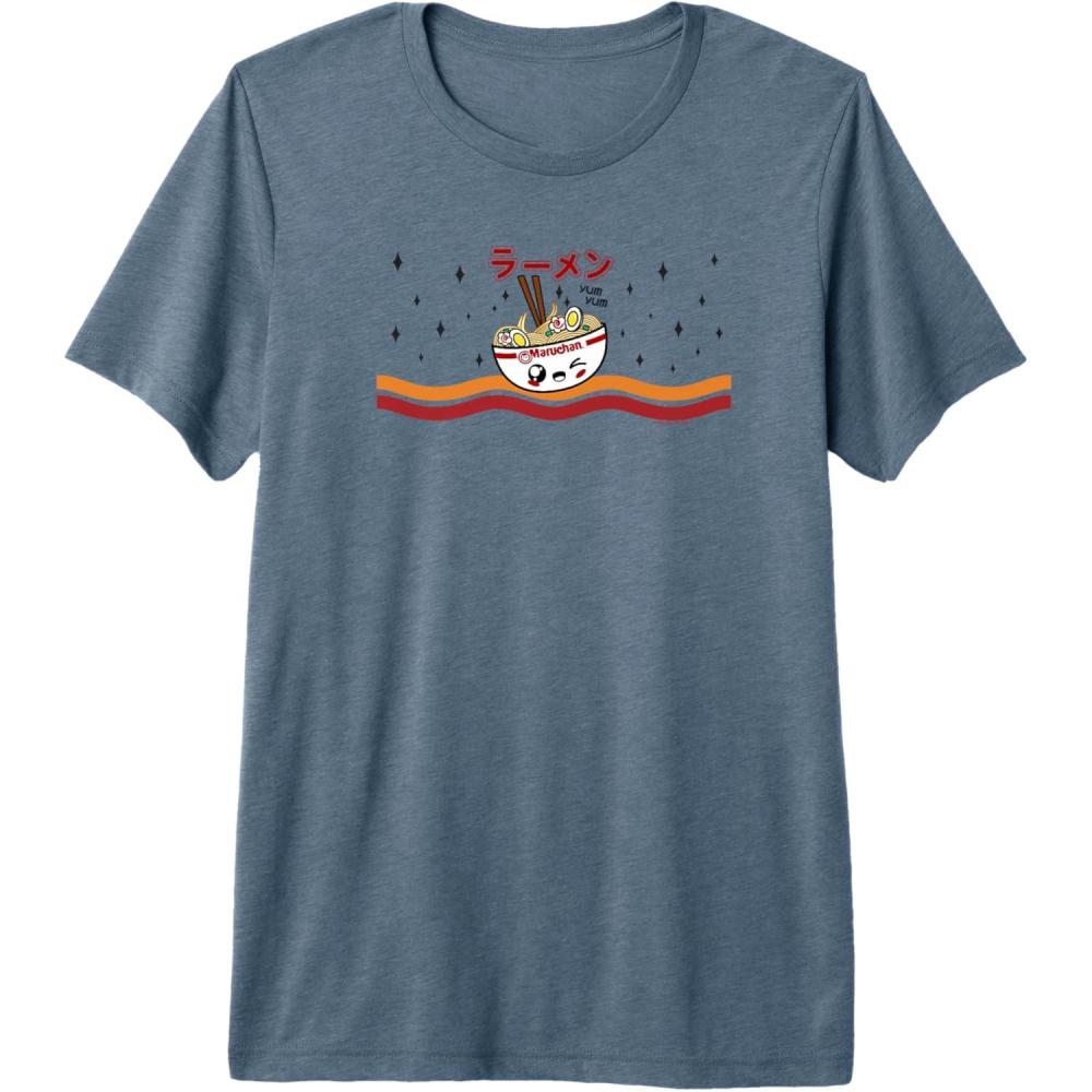 image:imageMaruchan Winking Anime Noodle Bowl Premium TShirtSlate Grey