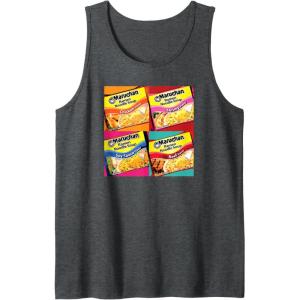 image:imageMaruchan Artsy Flavor Grid Poster Tank TopDark Heather Grey