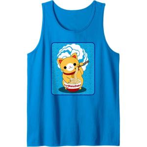 image:imageMaruchan Cat Eating Ramen Noodles Tank TopSapphire Blue