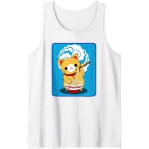 image:imageMaruchan Cat Eating Ramen Noodles Tank TopWhite
