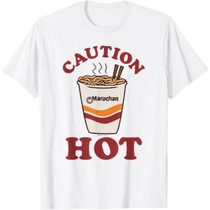 image:imageMaruchan Caution Hot Steaming Noodle Cup TShirtWhite