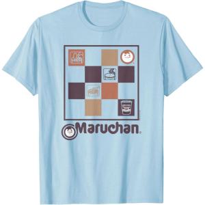 image:imageMaruchan Checked Noodle Icons Poster TShirtBaby Blue
