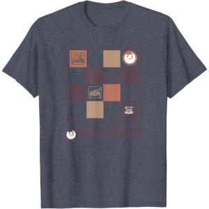 image:imageMaruchan Checked Noodle Icons Poster TShirtHeather Blue