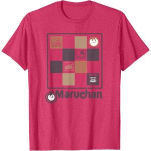 image:imageMaruchan Checked Noodle Icons Poster TShirtRed Heather