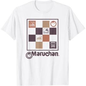 image:imageMaruchan Checked Noodle Icons Poster TShirtWhite