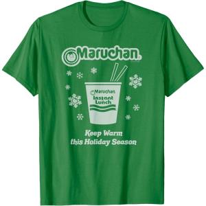 image:imageMaruchan Christmas Instant Lunch Keep Warm Holiday Season TShirtKelly Green