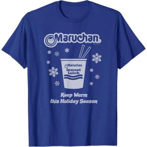 image:imageMaruchan Christmas Instant Lunch Keep Warm Holiday Season TShirtRoyal Blue
