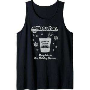 image:imageMaruchan Christmas Instant Lunch Keep Warm Holiday Season Tank TopBlack