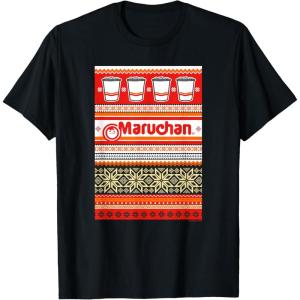 image:imageMaruchan Christmas Instant Lunch Ugly Sweater Style TShirtBlack