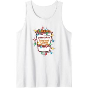 image:imageMaruchan Christmas Lights Holiday Season Reman Cup Logo Tank TopWhite